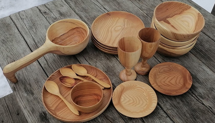 Посуда из дерева своими руками: аксессуары для кухни